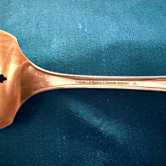 Large Pastry Cake Pie Server-Simon George H. Rogers Silverplate Berkeley design - Picture 10 of 10